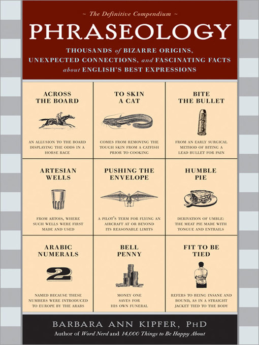 Title details for Phraseology by Barbara Ann Kipfer PhD - Available